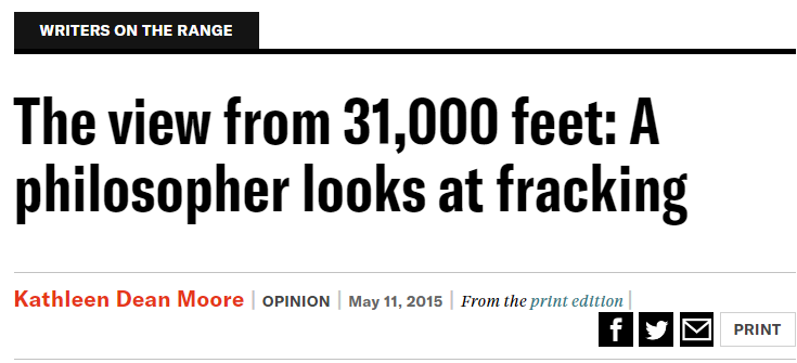 Tricycle article by Kathleen Dean Moore